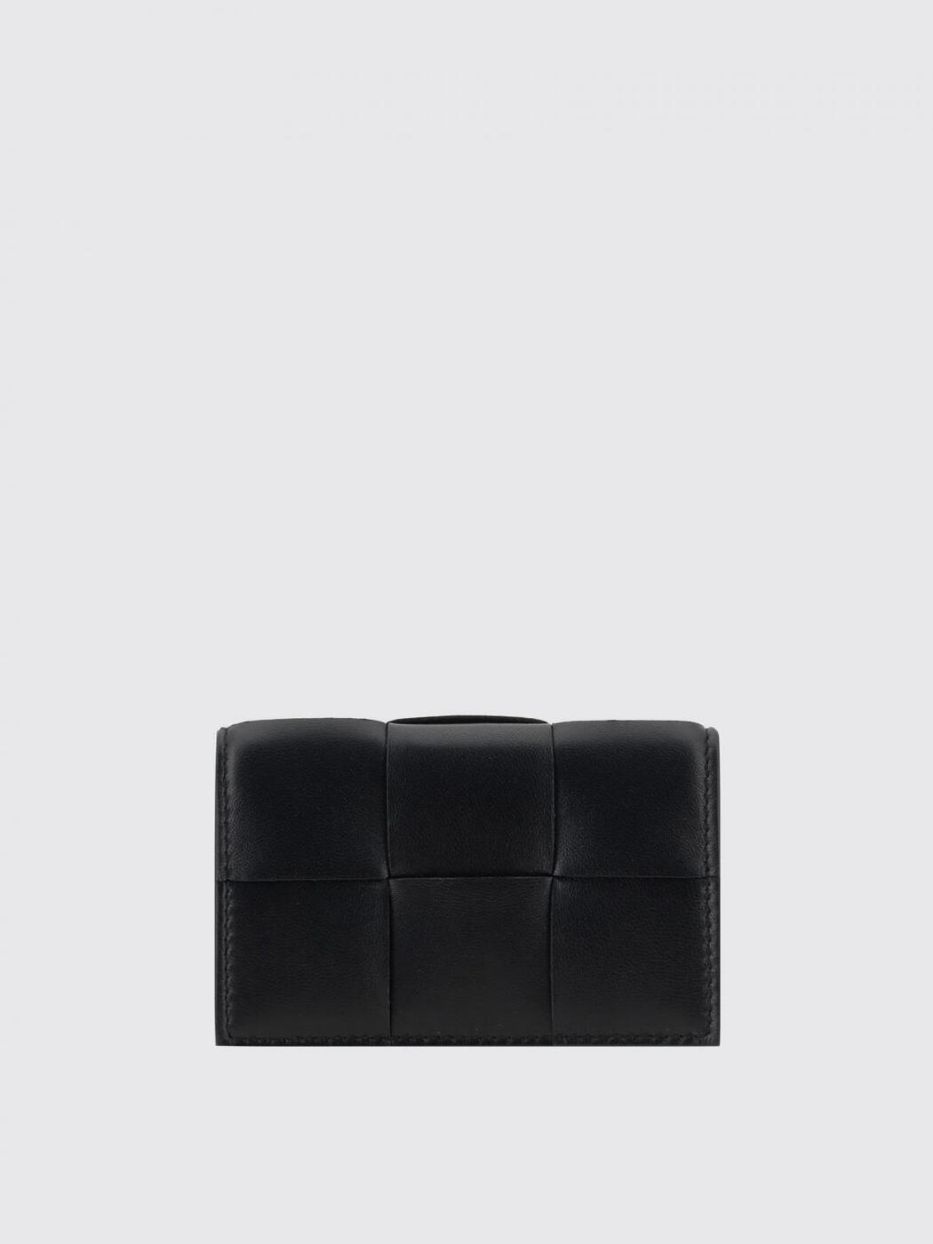 楽天BRANDSHOP・クラージュ楽天市場店ボッテガ ヴェネタ BOTTEGA VENETA カードホルダー 財布 レディース ブラック Wallets and Card Holders 814644VCQC4 Black 関税 送料無料 ラッピング無料 2025SS gi