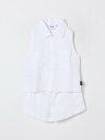 【本日ポイント4倍!!】 アスペジ ASPESI パジャマ セットアップ ガールズ ホワイト Nightwear S25003DPL6000 White 関税 送料無料 ラッピング無料 2025SS gi
