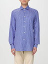 【三連休限定1000円OFF】 キートン KITON シャツ メンズ ブルー Shirts UCCH0929522 Blue 関税 送料無料 ラッピング無料 2025SS gi