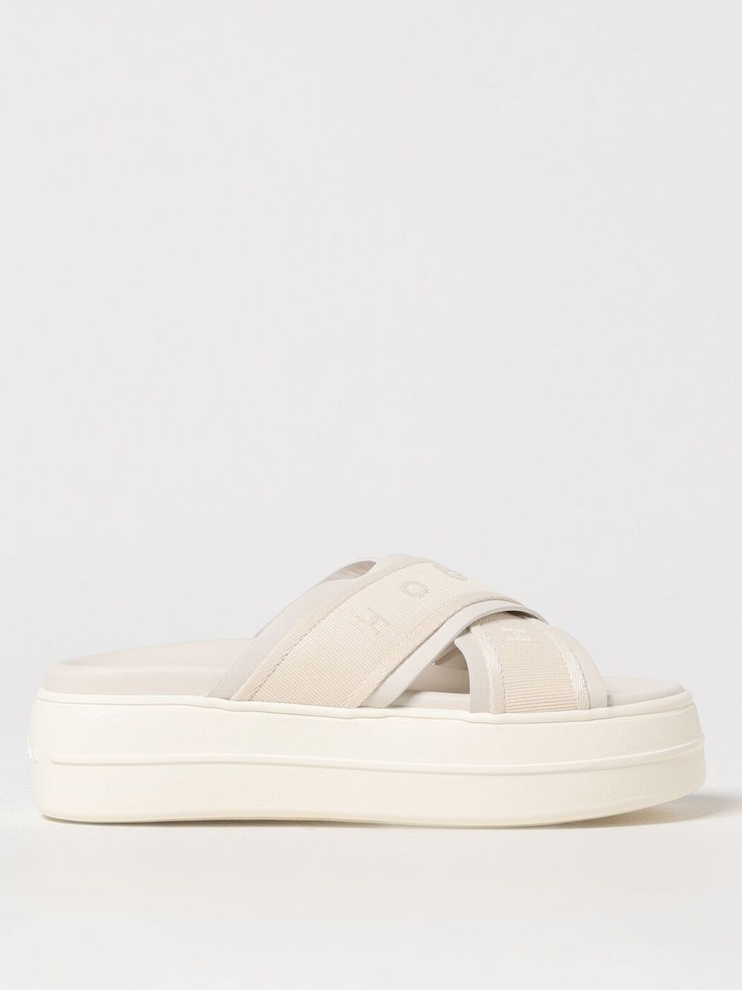 楽天BRANDSHOP・クラージュ楽天市場店【本日ポイント最大4倍!!】 ホーガン HOGAN サンダル レディース ホワイト Sandals HXW6800FO10LE9 White 関税 送料無料 ラッピング無料 2025SS gi