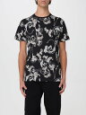 【1000円OFFクーポン配布中!!】 ヴェルサーチ ジーンズ クチュール VERSACE JEANS COUTURE Tシャツ メンズ T-shirts 78GAH6S0JS458 Black 1 関税 送料無料 ラッピング無料 2025SS gi