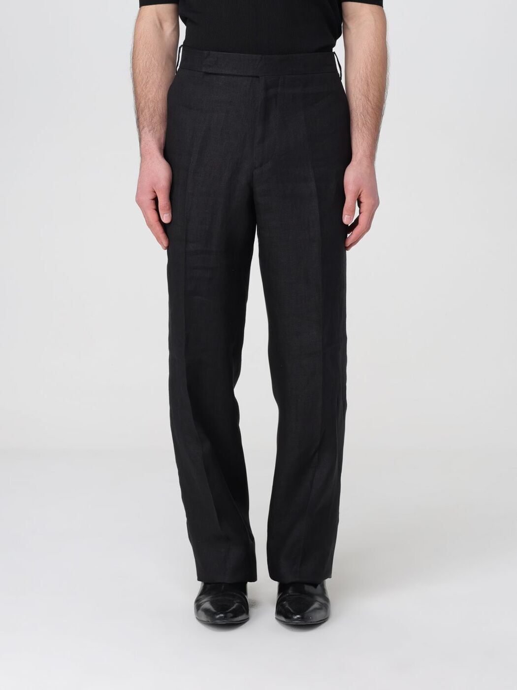 楽天BRANDSHOP・クラージュ楽天市場店【本日ポイント最大4倍!!】 ラルディーニ LARDINI ズボン パンツ メンズ ブラック Trousers ESPALUKESIF64404 Black 関税 送料無料 ラッピング無料 2025SS gi