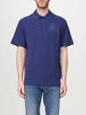 ジャスト カヴァリ JUST CAVALLI ポロシャツ メンズ ブルー Polo shirts 78OAGT01CJ506 Blue 関税 送料無料 ラッピング無料 2025SS gi