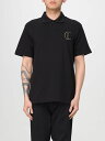 ジャスト カヴァリ JUST CAVALLI ポロシャツ メンズ ブラック Polo shirts 78OAGT13CJ506 Black 関税 送料無料 ラッピング無料 2025SS gi