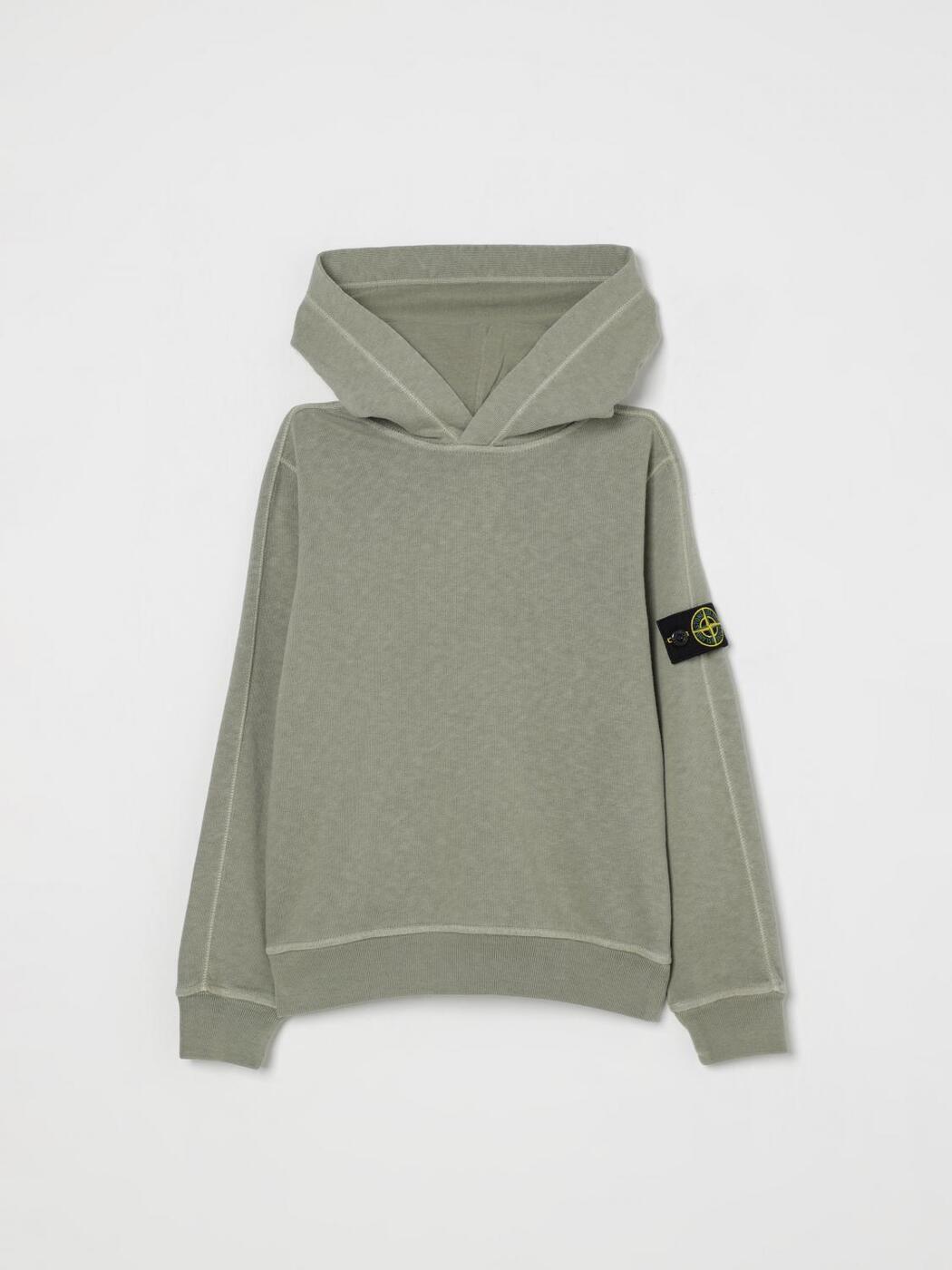ȡ  STONE ISLAND JUNIOR 롼ͥåѡ ˥åȥ ܡ ꡼ Crew neck ...