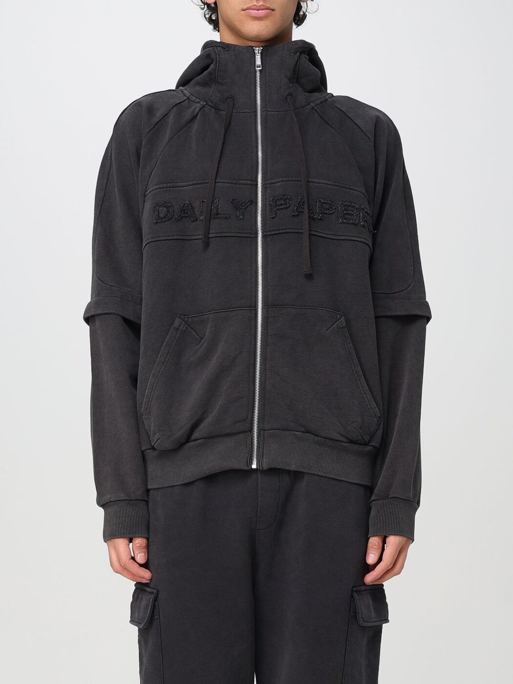 ݥȺ4!! ǥ꡼ڡѡ DAILY PAPER åȥ ȥ졼ʡ  ֥å Sweatshirt...