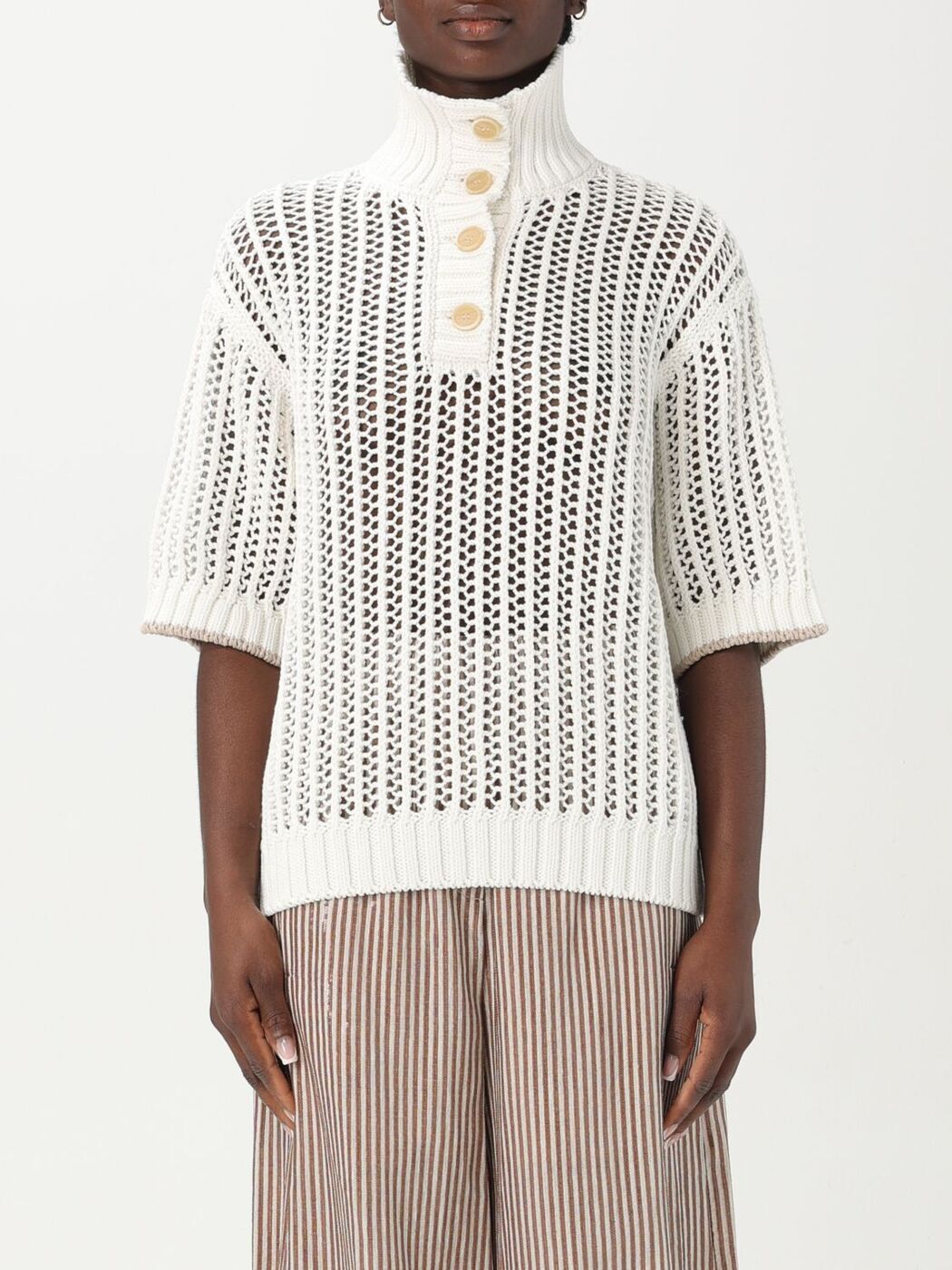 ֥ͥͥ BRUNELLO CUCINELLI  ˥åȥ ǥ Knitwear MCI349804 Yello...