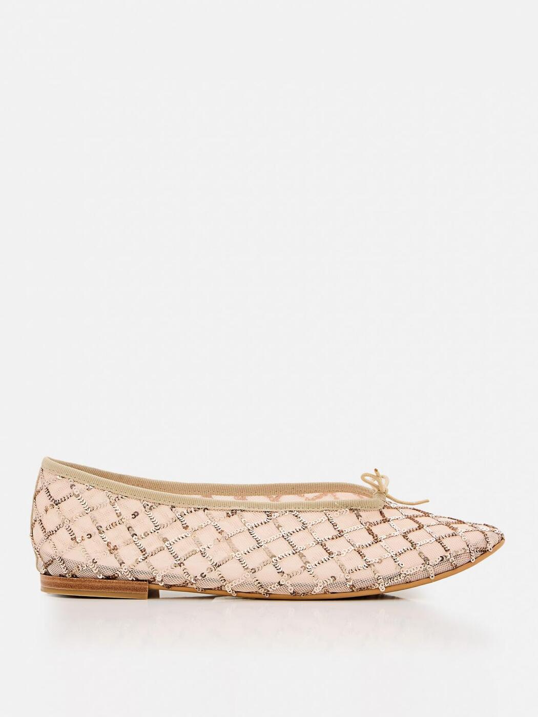 ڥå REPETTO եåȥ塼 եåȥ塼 ǥ ١ Flat Shoes V4096RESEQ Beige  ̵ åԥ̵ 2025SS gi