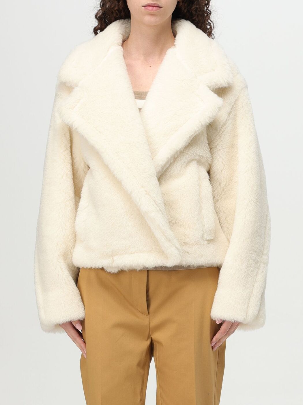 マックス マーラ MAX MARA トレンチコート コート レディース ホワイト Coats and trench coats 2511081061600 White 関税 送料無料 ラッピング無料 2025SS giのサムネイル