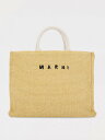【三連休限定1000円OFF】 マルニ MARNI トートバッグ レディース ベージュ Tote bags SHMP0078U0P3860 Beige 関税 送料無料 ラッピング無料 2025SS gi