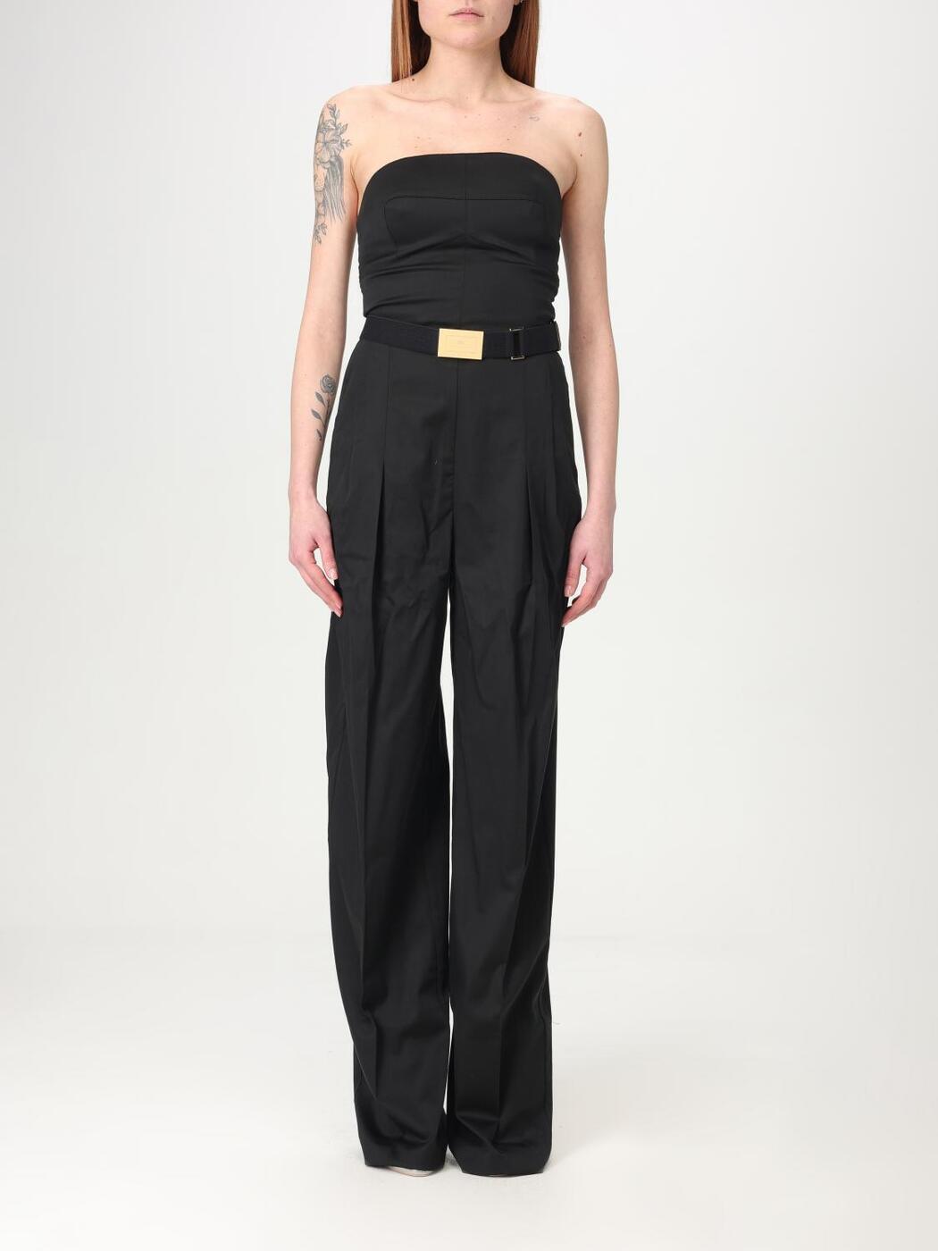 ꥶ٥å ե ELISABETTA FRANCHI åȥå 륤 ǥ ֥å Jumpsuits TU0...