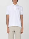 【三連休限定1000円OFF】 ブラウアー BLAUER ポロシャツ メンズ ホワイト Polo shirts BLUT02308006801 White 関税 送料無料 ラッピング無料 2025SS gi