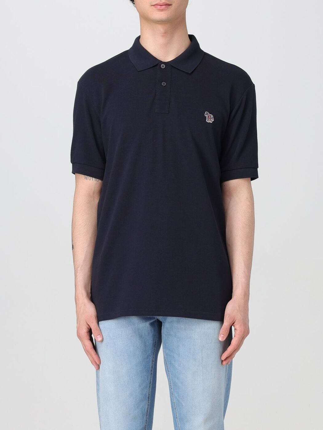 1000OFF!! ݡ륹ߥ PAUL SMITH ݥ  ֥롼 Polo shirts M2R183KPZ...