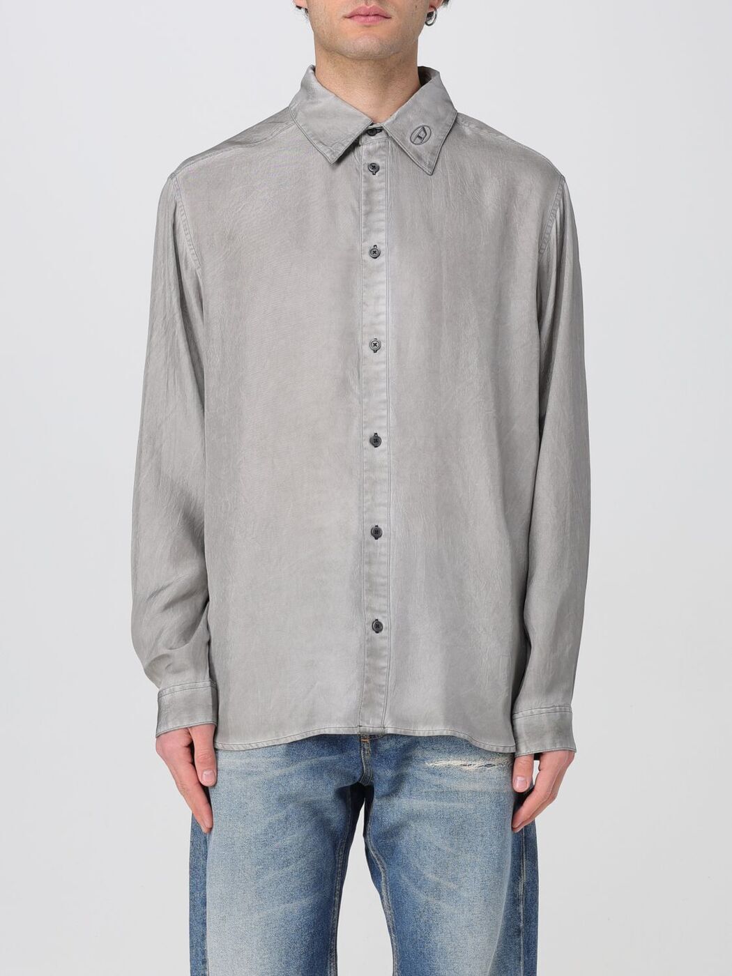DIESEL ディーゼル カジュアルシャツ グレー系 0124925E0114 楽天市場】DIESEL(カラーグレー)(カジュアルシャツ|トップス