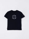 トミー ヒルフィガー TOMMY HILFIGER Tシャツ トップス ベビーユニセックス ブルー T-shirt KN0KN01964 Blue 関税 送料無料 ラッピング無料 2025SS gi