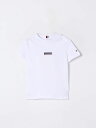 トミー ヒルフィガー TOMMY HILFIGER Tシャツ トップス ベビーユニセックス ホワイト T-shirt KB0KB09362 White 関税 送料無料 ラッピング無料 2025SS gi