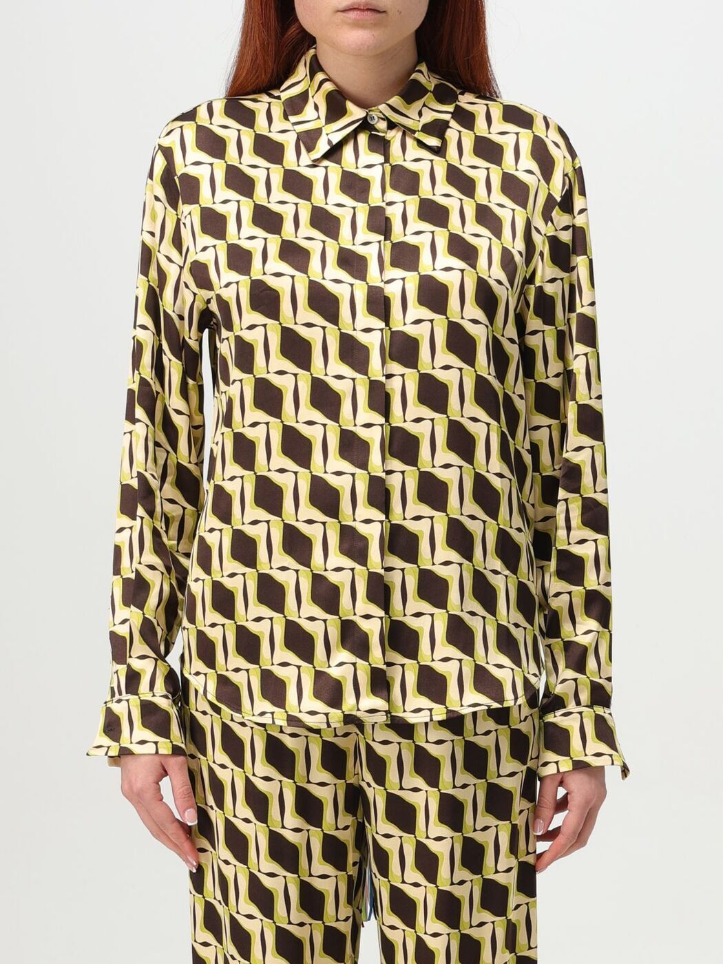 ݥȺ4!! २ MSGM  ǥ ֥饦 Shirts 3841MDE24X257154 Br...