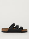 【1000円OFFクーポン配布中!!】 ビルケンシュトック BIRKENSTOCK フラットシューズ サンダル メンズ ブラック Flat Shoes 1011445 Black 関税 送料無料 ラッピング無料 2025SS gi
