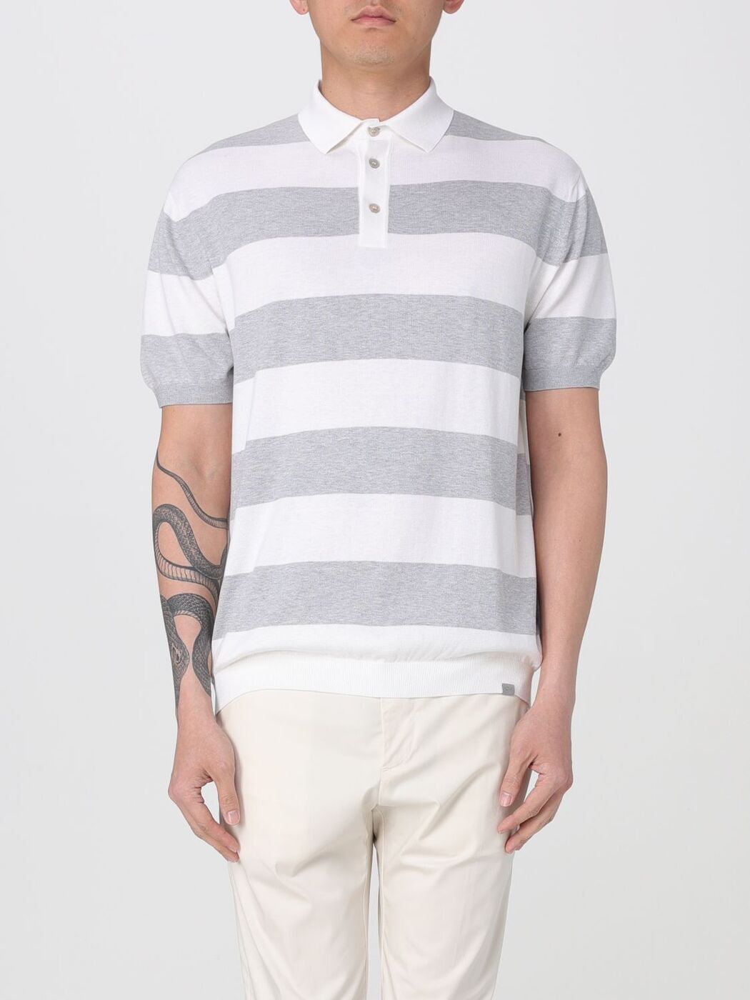 ݡ  㡼 PAUL & SHARK ݥ  졼 Polo shirts 25411618 Grey  ...