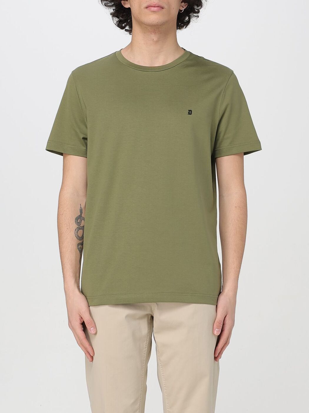 ɥå DONDUP T  ꡼ T-shirts US198JF0271UZL4 Green  ̵ åԥ...