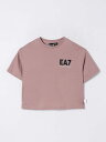エンポリオ アルマーニ EA7 ロングスリーブTシャツ Tシャツ ガールズ Long sleeve t-shirts 7G000074AF12503 Blush Pink 関税 送料無料 ラッピング無料 2025SS gi