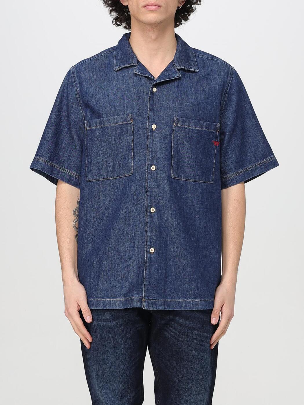 ǥ DIESEL   ֥롼 Shirts A03533068KD Blue  ̵ åԥ̵ 2025S...