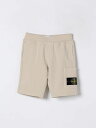 【本日ポイント4倍!!】 ストーン アイランド STONE ISLAND JUNIOR ショートパンツ パンツ ショーツ ボーイズ Shorts 6200006S0040 Sand 関税 送料無料 ラッピング無料 2025SS gi