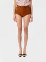 【1000円OFFクーポン配布中!!】 セルフ ポートレート SELF PORTRAIT デニムショーツ ショーツ レディース ブラウン Denim shorts SS25155PBR Brown 関税 送料無料 ラッピング無料 2025SS gi