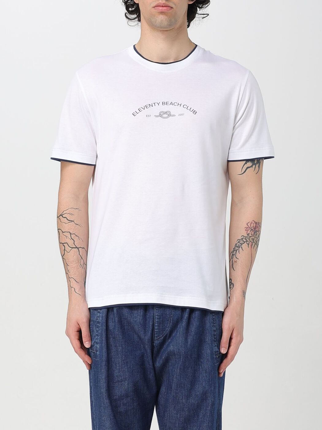 ֥ƥ ELEVENTY T  ۥ磻 T-shirts K75TSHK17TES0K283 White  ̵...