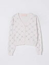 【本日ポイント4倍!!】 ミスブルマリン MISS BLUMARINE クルーネックジャンパー ニットウェア ガールズ Crew neck jumpers BFMA002CFL028 Ivory 関税 送料無料 ラッピング無料 2025SS gi