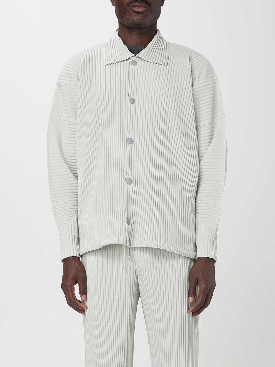 HOMME PLISSE' ISSEY MIYAKE   Shirts HP56JC111 Grey 1  ̵ å...