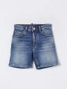【本日ポイント4倍!!】 ディースクエアード DSQUARED2 ショートパンツ パンツ ショーツ ボーイズ ブルー Shorts DQ2838D0ABX Denim 関税 送料無料 ラッピング無料 2025SS gi