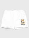 モスキーノ MOSCHINO パンツ ショートパンツ ベビーユニセックス ホワイト Shorts MUQ018LPA01 White 関税 送料無料 ラッピング無料 2025SS gi