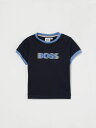 ボスキッズウェア BOSS KIDSWEAR Tシャツ トップス ベビーユニセックス ネイビー T-shirt J52104 Marine 関税 送料無料 ラッピング無料 2025SS gi