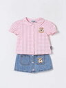 モスキーノ MOSCHINO セットアップ ボーイズ ピンク Jumpsuits MDG01BL0E34 Pink 関税 送料無料 ラッピング無料 2025SS gi