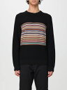 【土日限定1000円OFF】 ポールスミス PAUL SMITH セーター ニットウェア メンズ ブラック Knitwear M1R253ZP02589 Black 関税 送料無料 ラッピング無料 2025SS gi