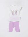 リュー ジョ― LIU JO パジャマ セットアップ ガールズ ホワイト Nightwear KA5096J5003 White 関税 送料無料 ラッピング無料 2025SS gi