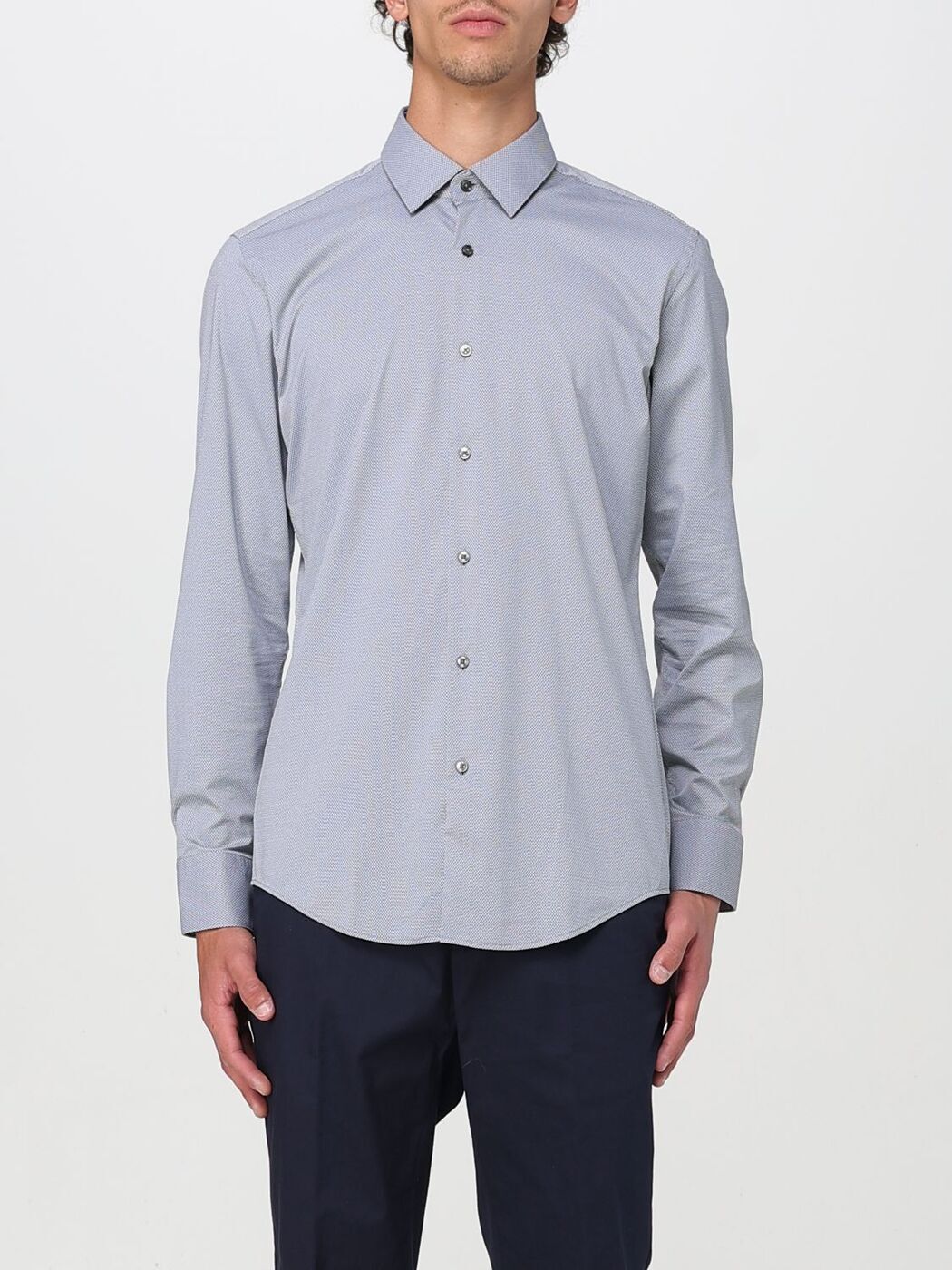 ܥ BOSS   ֥롼 Shirts 50539403 Blue  ̵ åԥ̵ 2025SS gi