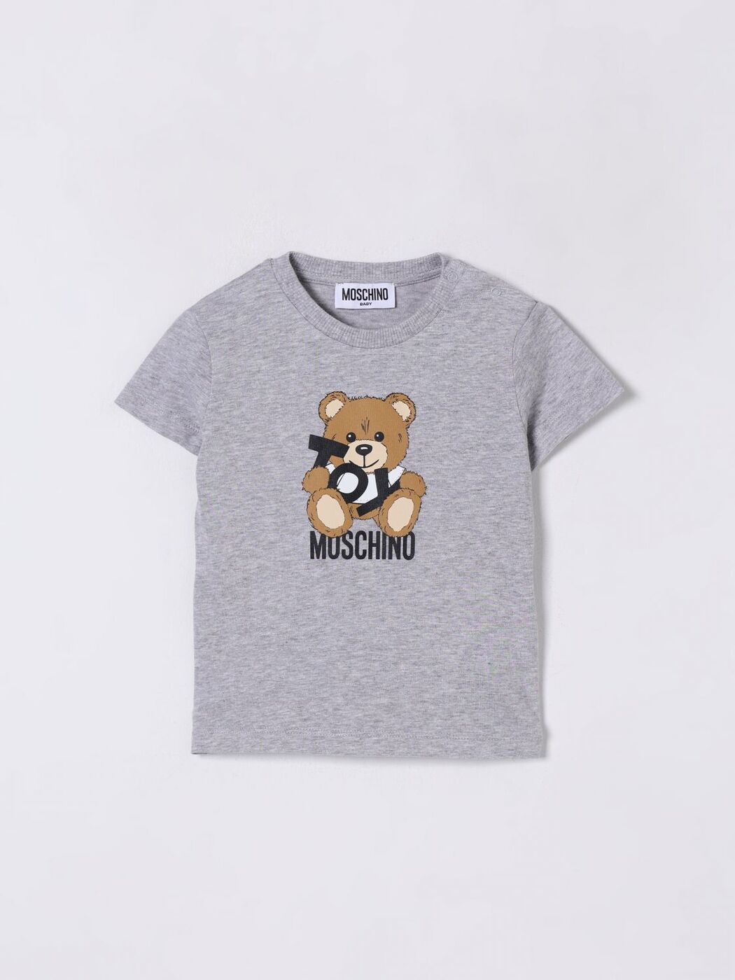 ⥹ MOSCHINO T ȥåץ ٥ӡ˥å 졼 T-shirt MNM047LAA03 Grey  ̵...