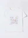 ステラマッカートニー STELLA MCCARTNEY ロングスリーブTシャツ Tシャツ ガールズ Long sleeve t-shirts TW8D21Z0434 Yellow Cream 関税 送料無料 ラッピング無料 2025SS gi