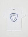 【最大10,000円OFFクーポン!!】 ブラウアー BLAUER ロングスリーブTシャツ Tシャツ ボーイズ ホワイト Long sleeve t-shirts BLKH02508004547 White 関税 送料無料 ラッピング無料 2025SS gi
