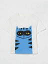 ステラマッカートニー STELLA MCCARTNEY ロングスリーブTシャツ Tシャツ ボーイズ Long sleeve t-shirts TW8Q61Z0434 Yellow Cream 関税 送料無料 ラッピング無料 2025SS gi