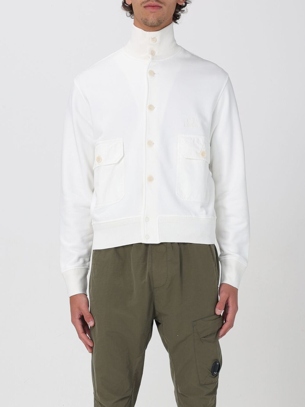 ԡ ѥˡ CP COMPANY 㥱å  ۥ磻 Jackets 18CMSS047A110044G White ...