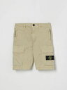 【1000円OFFクーポン配布中!!】 ストーン アイランド STONE ISLAND JUNIOR ショートパンツ パンツ ショーツ ガールズ ベージュ Shorts L100002S0009 Beige 関税 送料無料 ラッピング無料 2025SS gi