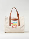 【三連休限定1000円OFF】 ディースクエアード DSQUARED2 トートバッグ レディース ベージュ Tote bags SPM0104 00308367 Beige 関税 送料無料 ラッピング無料 2025SS gi