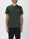 フレッド ペリー FRED PERRY Tシャツ メンズ グリーン T-shirts M3519 Green 関税 送料無料 ラッピング無料 2025SS gi