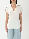 【本日ポイント4倍!!】 リュー ジョー LIU JO ポロシャツ レディース ホワイト Polo TA5183J4883 White 関税 送料無料 ラッピング無料 2025SS gi