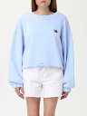 【1000円OFFクーポン配布中!!】 トミー ジーンズ TOMMY JEANS トレーナー レディース Sweatshirts DW0DW21344 Gnawed Blue 関税 送料無料 ラッピング無料 2025SS gi