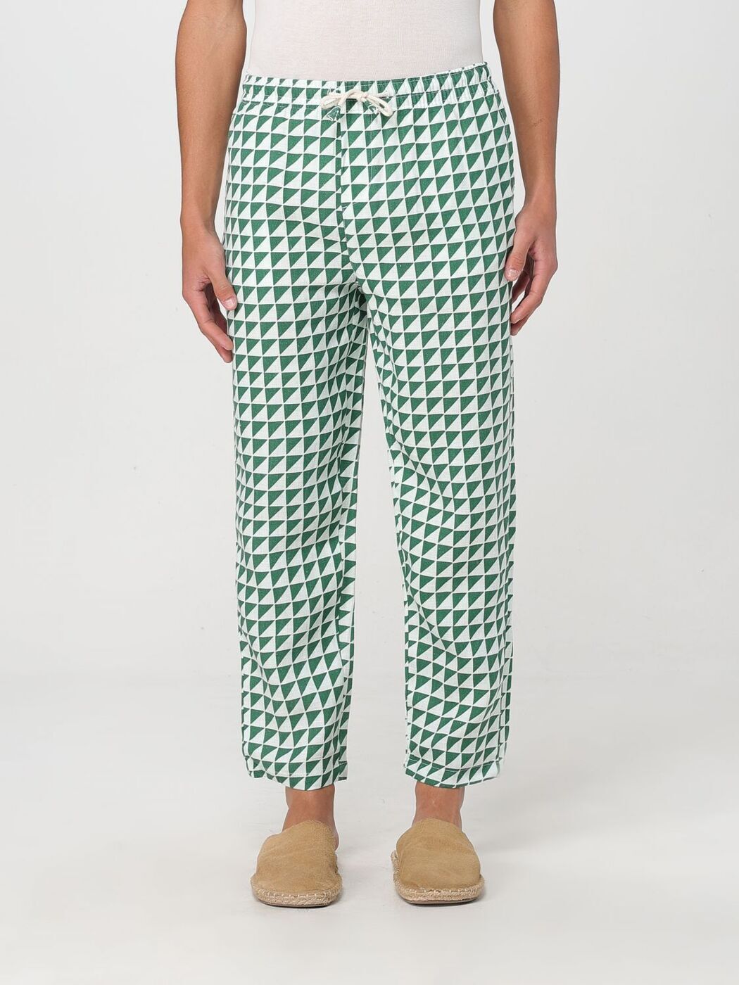 ڥ˥󥷥 PENINSULA ܥ ѥ  ꡼ Trousers TABACCARA PANTALACCIO Green...