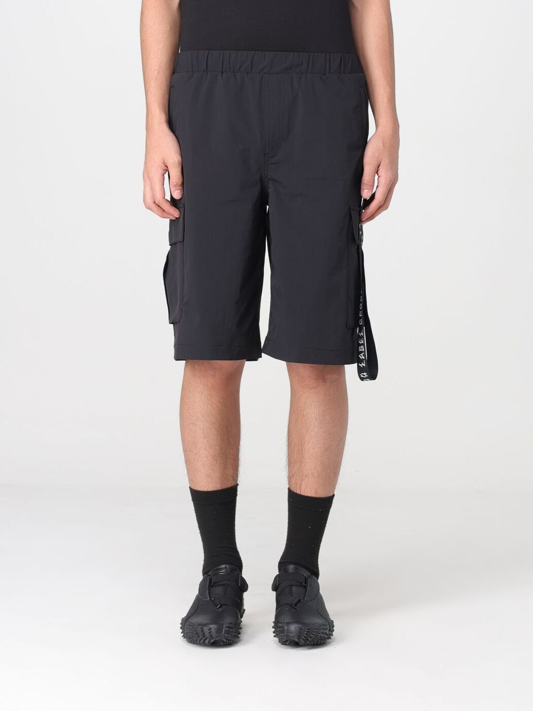 44 LABEL GROUP 硼  ֥å Shorts B0030567FA581 Black  ̵ åԥ̵...